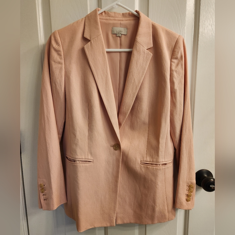 LOFT pink blazer/jacket